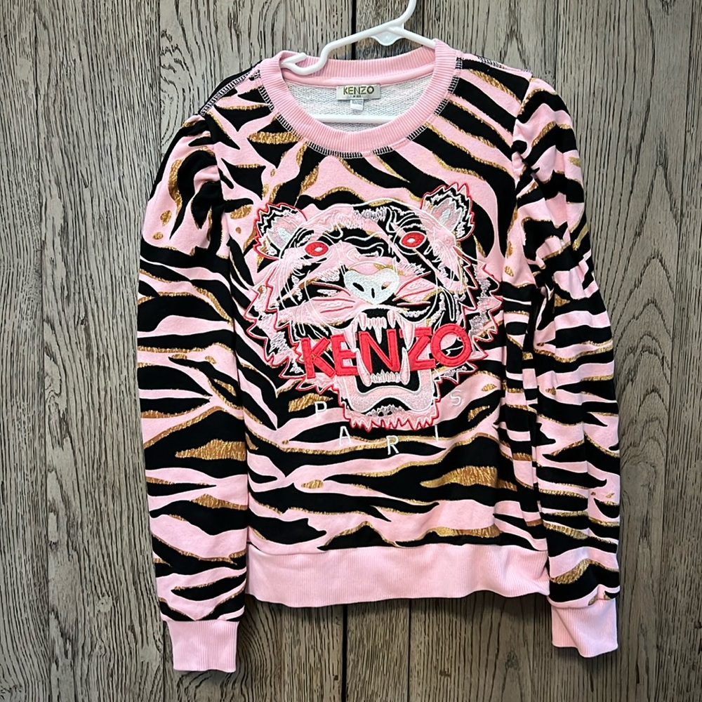 Kenzo Paris Tiger print sweatshirt. Size 10A/140.